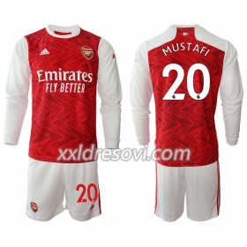 Arsenal Shkodran Mustafi 20 Domaći Dječji Komplet Dresovi za Nogomet 2020-2021 Dugim Rukavima (+ kratke hlače)